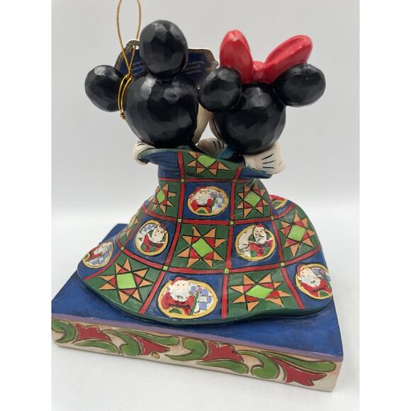 Jim Shore Minnie & Mickey Mouse Warm Wishes 4057937 Disney Traditions Enesco - Picture 4 of 10